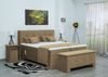 Meisterbetten Boxspringbett Lapi 160x200 in VS-Sand, Matratzenbezug Nano, Ergoflex-Topper Bild 4
