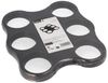 3 Becher-Trays, PS 22,4 cm x 24,4 cm x 2,4 cm schwarz für 6 Becher Bild 3
