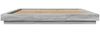 vidaXL Bettgestell Grau Sonoma 200x200 cm Holzwerkstoff 3281166 Bild 4