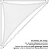 hanSe Sonnenschutz Sonnensegel Schattensegel UV-Schutz Dreieck 3x3x3m Sand Bild 3