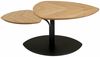 Couchtisch höhenverstellbar Coral 110x47x70 Echtholz Wildeiche/Schwarz Bild 3