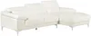 Vente-unique - Ecksofa - Ecke Rechts - Leder - Weiß - SOLANGE Bild 4