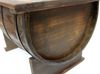 DanDiBo Couchtisch Wohnzimmer Vintage halbiertes Weinfass 5084-H 80cm Tisch aus Holz Beistelltisch Weinregal Fass Bar Bild 4