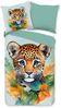 good morning Kinderbettwäsche Lodewijk, Renforcé, 2 teilig, Baumwolle, Renforcé, 135x200, Wendeoptik, Kind, Leopard, Boho Bild 2