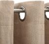 vidaXL Verdunkelungsvorhang mit Ösen Leinenoptik Beige 290x245 cm 321211 Bild 3