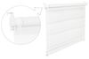 Doppelrollo Duorollo 100 cm breit 200 cm lang weiss inkl. Seilzug Fensterrollo Klemmrollo Jalousie Bild 3