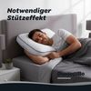 Dunlopillo Nackenstützkissen Clima Flex, NEUHEIT Viskoschaum mit kühlender & wärmender Seite, Bezug: Polyester & Viskose, Seitenschläfer, Rückenschläfer, in Größe 60 x 50 x 15 cm, Individuell anpassbar: mit drei Einlagen Bild 3