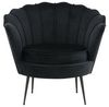 ebuy24 Relaxsessel Nice Sessel Velour schwarz. Bild 4