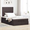 vidaXL Ottoman-Bett mit Matratze Dunkelbraun 120x190 cm Stoff 3313060 Bild 3