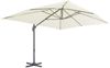 vidaXL Ampelschirm mit Aluminiummast 400 x 300 cm Sand 44633 Bild 2