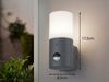 Kleine LED Außenwandleuchte mit Bewegungsmelder, Anthrazit, Höhe 17,5cm Bild 4