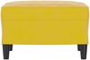 vidaXL Fußhocker Gelb 60x50x41 cm Samt 349299 Bild 3