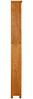 vidaXL Bücherregal 7 Fächer 60x22x200 cm Massivholz Eiche 331743 Bild 3