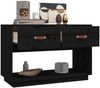 vidaXL TV-Schrank Schwarz 90x40x60 cm Massivholz Kiefer 821526 Bild 5