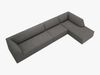 Micadoni Ecksofa Ruby 5-Sitzer Rechts Kord Scala Dunkelgrau Bild 4