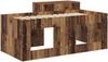vidaXL Hochbett mit Schreibtisch für Kinder Altholz Holzwerkstoff 3422673 Bild 5