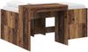 vidaXL Hochbett mit Schreibtisch für Kinder Altholz Holzwerkstoff 3422673 Bild 2