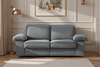 Sofa 201*91*89 cm, Grey – Kurzplüschbezug, integrierter Stauraum & Taschenfederkern Bild 5