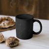 MuchoWow Tasse Schwarz - Stein - Beton, 1-tlg, Keramik, Farbwechsel, Kaffee Tassen, Teetasse, Zaubertasse, Geschenk Bild 4
