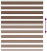 vidaXL Doppelrollo Braun 135x150 cm Stoffbreite 130,9 cm Polyester 4014346 Bild 5