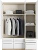 priess Kleiderschrank Schrank Garderobe Wäscheschrank Barcelona in 5 Breiten viel Stauraum, geräumige Schubkästen, mit Spiegel, MADE IN GERMANY Bild 4