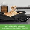 Green Bean® Hundebett für mittlere & große Hunde 120x160cm Hundekissen - Schwarz Bild 2