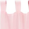 vidaXL Voile Vorhänge mit Schlaufen 2 Stk. Hellrosa 140x140 cm 4102276 Bild 5
