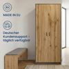 Home Collective Mehrzweckschrank Kleiderschrank Regal 74cm breit 180cm hoch Aktenschrank (Schrank Organizer aus Holz für Schlafzimmer Flur Keller Büro) mit vier Einlegeböden, Haushaltsschrank in Anthrazit mix Eiche Bild 4