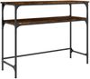 vidaXL Konsolentisch Räuchereiche 100x35,5x75 cm Holzwerkstoff 834047 Bild 2
