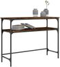 vidaXL Konsolentisch Räuchereiche 100x35,5x75 cm Holzwerkstoff 834047 Bild 3