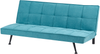 Schlafsofa HASLE Seeblau Stoff Bild 4