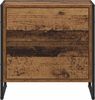 vidaXL Nachttisch Altholz 50 x 39,5 x 50 cm Holzwerkstoff 886686 Bild 5