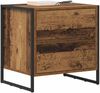 vidaXL Nachttisch Altholz 50 x 39,5 x 50 cm Holzwerkstoff 886686 Bild 3