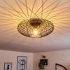 hofstein Deckenleuchte »Pieris« Deckenlampe aus Metall in Schwarz, ohne Leuchtmittel, E27, Leuchte m. Gitter u. Lichteffekt an der Decke Bild 5