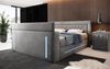 Boxspringbett Divalo mit TV Lift und Stauraum 180x200 Grau H2 (bis 70kg) Bild 3
