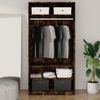 vidaXL Kleiderschrank Räuchereiche 100x50x200 cm Holzwerkstoff 826614 Bild 3