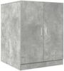 vidaXL Waschmaschinenschrank Betongrau 70,5x71,5x91,5 cm 856639 Bild 2
