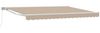 vidaXL Manuell einziehbare Markise Beige 5 x 3 m 3420338 Bild 2