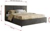 Premium Polsterbett LERIO CLASSIC 180 x 200 cm mit Stauraum, gepolstertem Kopfteil, Gasdruckfedern & Lattenrost - Modernes Design, Inkl. Lattenrost Multipocket Matratze - Dunkelgrau Velvet - ELORI LUX Bild 4