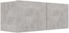 vidaXL TV-Schrank Betongrau 80x30x30 cm Holzwerkstoff 801476 Bild 2