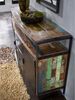 Sideboard Altholz 150x43x90 mehrfarbig lackiert INDUSTRIAL #06 Bild 2