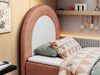Kinderbett NEST, Boxspringbetten für Kinderzimmer, Jugendbett, Einzelbett mit Matratze 90 x 180 cm - Rosa Velvet - Topper Visco Bild 3