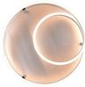 TRIO Leuchten LED Deckenleuchte MARNIE, Ø 55 cm, Silbergrau, Metall, 1-flammig, Dimmfunktion, LED fest integriert, Extra-Warmweiß, LED Deckenlampe Bild 4