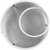 TRIO Leuchten LED Deckenleuchte MARNIE, Ø 55 cm, Silbergrau, Metall, 1-flammig, Dimmfunktion, LED fest integriert, Extra-Warmweiß, LED Deckenlampe Bild 3