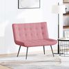 vidaXL Sitzbank Rosa 110x74x84 cm Samt 4012340 Bild 3