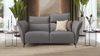 Sofanella Zweisitzer CUNEO Designercouch Leder Sofa in Cognac Bild 3