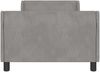 vidaXL Kinderbettgestell mit Kopfteil Hellgrau 90 x 200 cm Samt 42010887 Bild 5