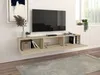 Vente-unique - VIKILA TV unit Holz, Platte Beige - B 29,5 cm x H 29,5 cm x L 180 cm Bild 2