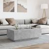vidaXL Couchtisch mit Infinity-LED Betongrau 116x69x40 cm 3284059 Bild 4