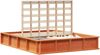 vidaXL Bettrahmen Wachsbraun 160 x 200 cm Massives Kiefernholz 3385711 Bild 2